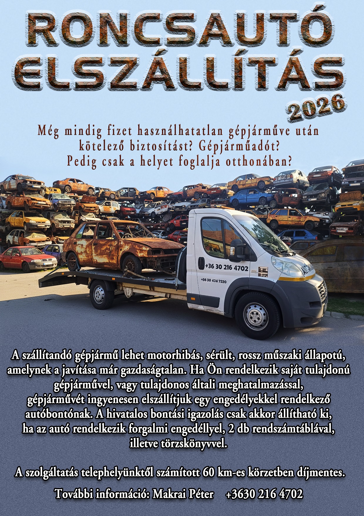 roncsauto szallitas